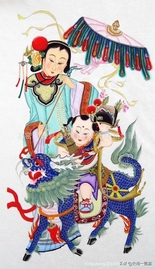 高密三贤莫言,山东民间年画100幅