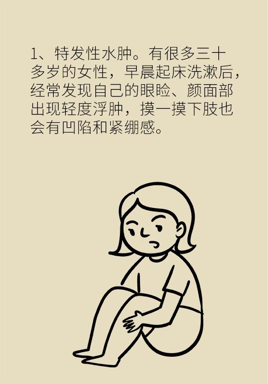女性经期小腿以下水肿怎么办,起床肿怎么办