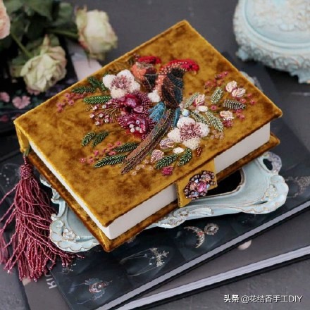 珠绣刺绣图案,像十字绣一样的珠绣