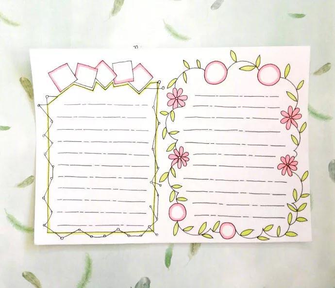 万能的手抄报模板大全,万能的手抄报模板英语五年级