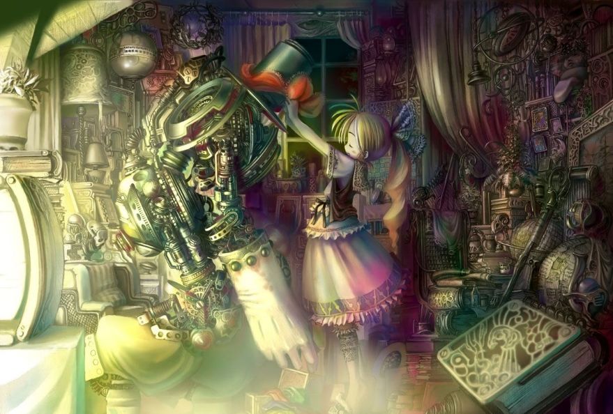 蒸汽朋克风创意美术,蒸汽朋克幻想风格