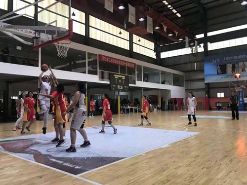 南京商业学校女子篮球队获江苏省职业学校第十届篮球赛金牌