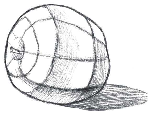 素描静物步骤及画法简单,素描静物不锈钢电水壶结构素描