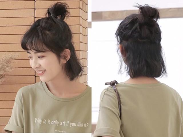 简单又凉快的夏日扎发,夏天怎么扎好看又凉快的发型