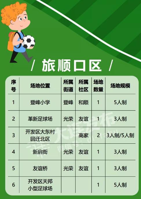 大连有多少块标准足球场,大连足球场建在什么位置