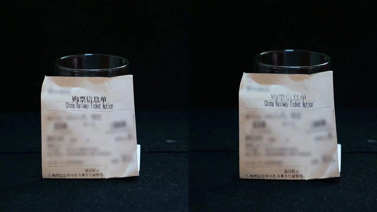 用购物小票制作“无字天书”