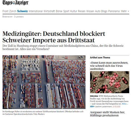 风水轮流转：美国的物资终于也被扣押了！口罩和防护服统统留下