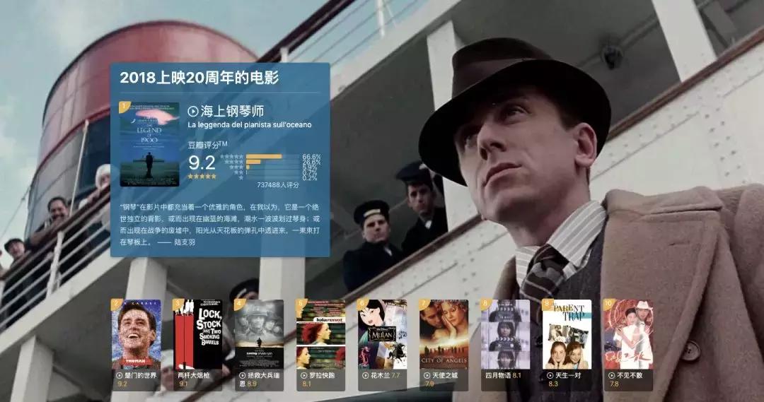 2018年豆瓣评分最高的10部电影,豆瓣电影2018榜单