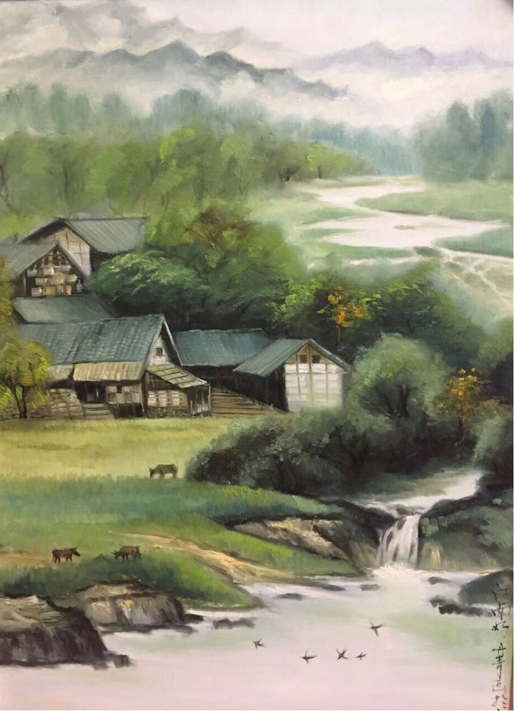 中国小幅油画作品大展作品集,三峡丹青油画作品