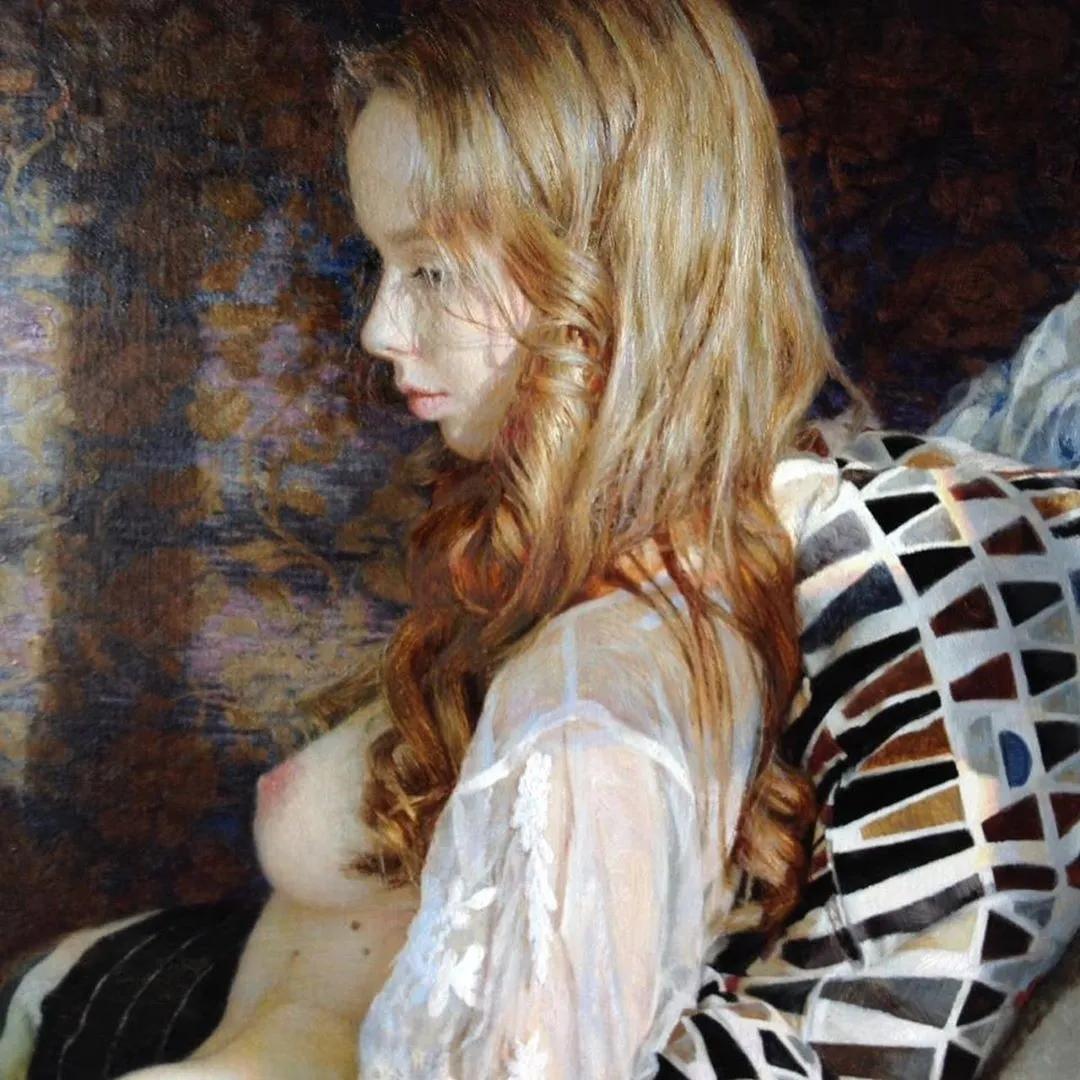 俄罗斯的女画家画的唯美油画,俄罗斯女画家油画视频