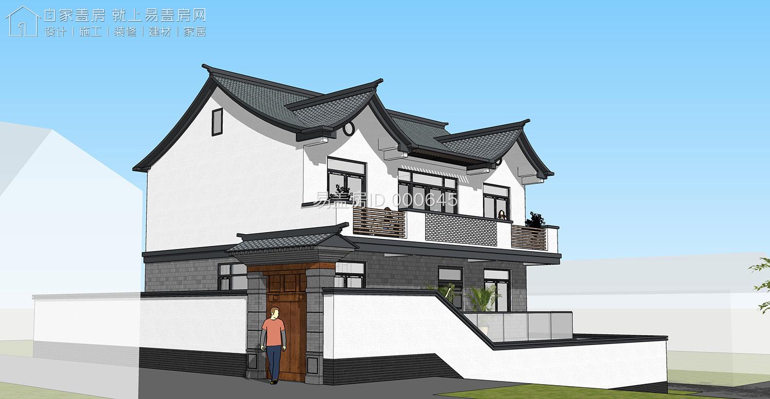 宅基地西高东低,坐西朝东宅基地设计图