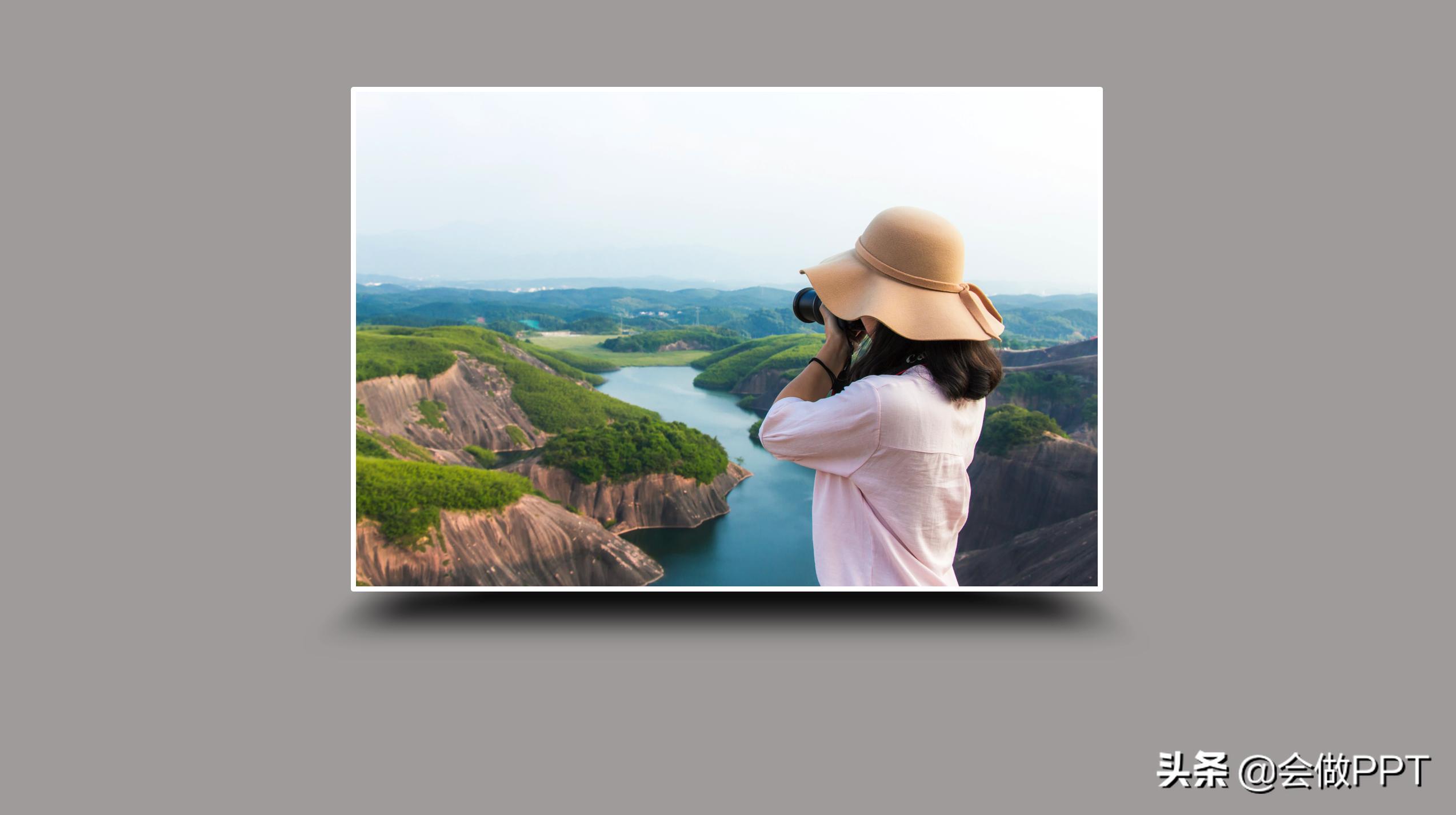 ppt叠压图片怎么做图片不会变,白底ppt波澜起伏背景图