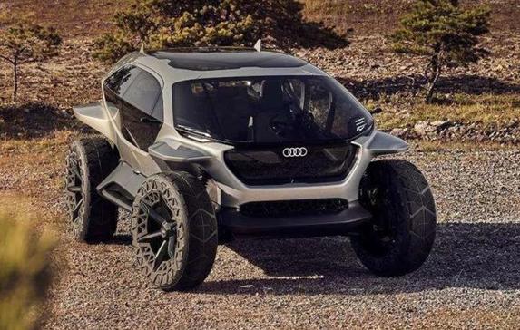 奥迪全新越野车曝光，完全颠覆传统设计，居然把车头大灯省了