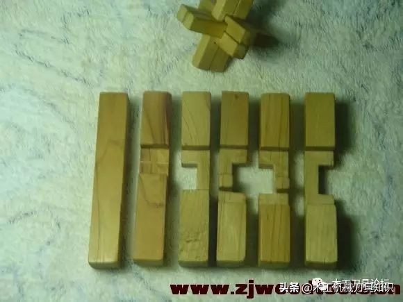 鲁班锁六柱印教程,鲁班锁四根怎么拼