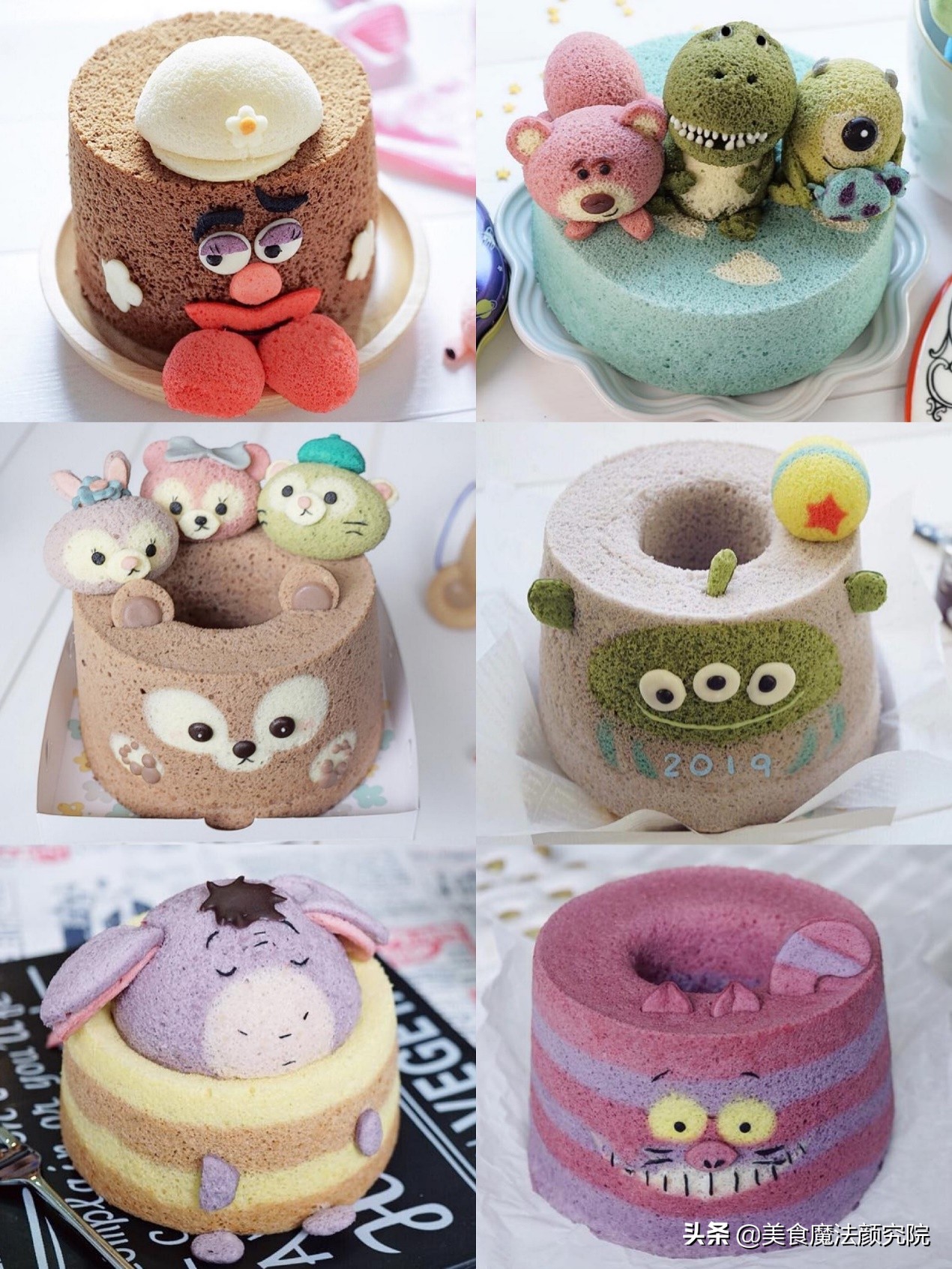 雪芳蛋糕图解,绿白奶油蛋糕简单好看造型