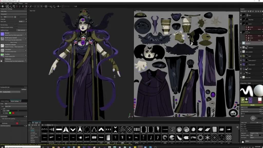 supergiant画师,游戏人物3d建模怎么做