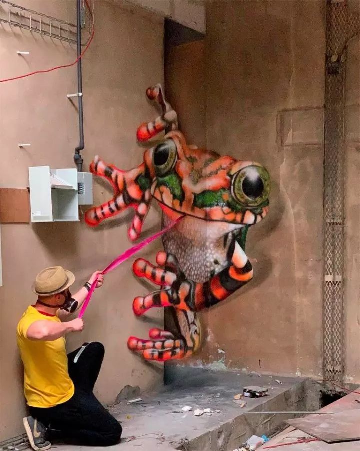 简单易学的3d墙绘,逼真3d立体墙绘