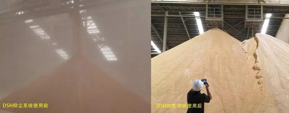 散料落料粉尘解决方案：DSH抑尘系统（集尘斗）