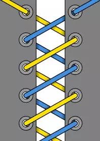 adidasozweego花式鞋带系法,几十种系鞋带的方法