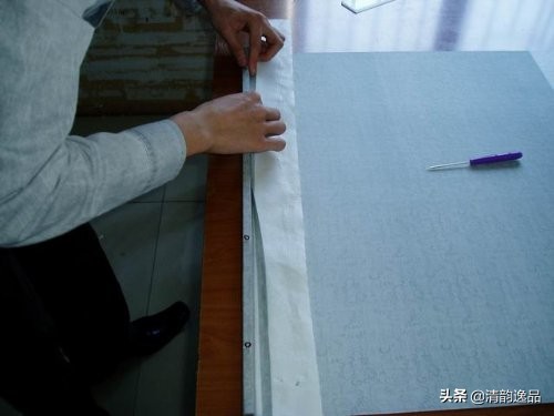 字画木框手工装裱全过程,字画装裱浆糊制作全过程视频