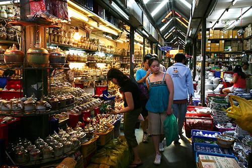 泰国旅游市场图片,泰国周末市场视频