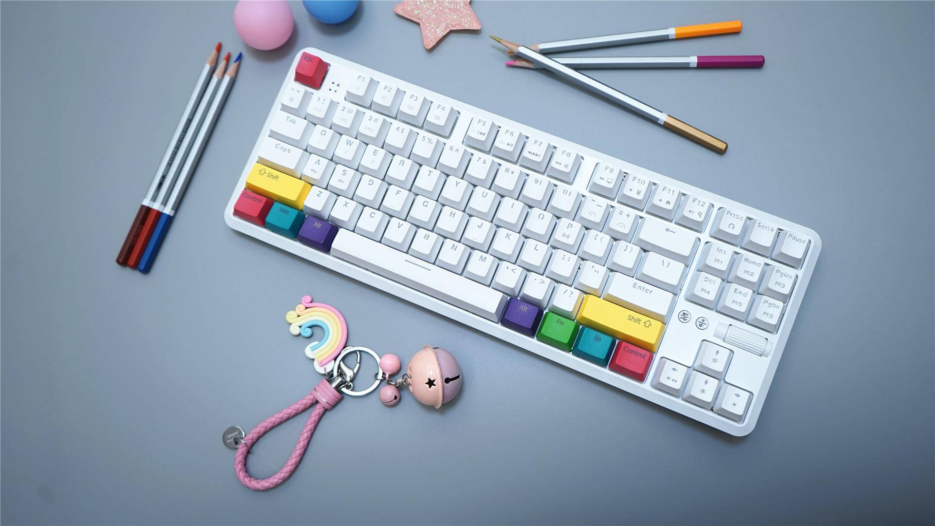 黑爵K870T机械键盘,ajazz黑爵k870tmacbook