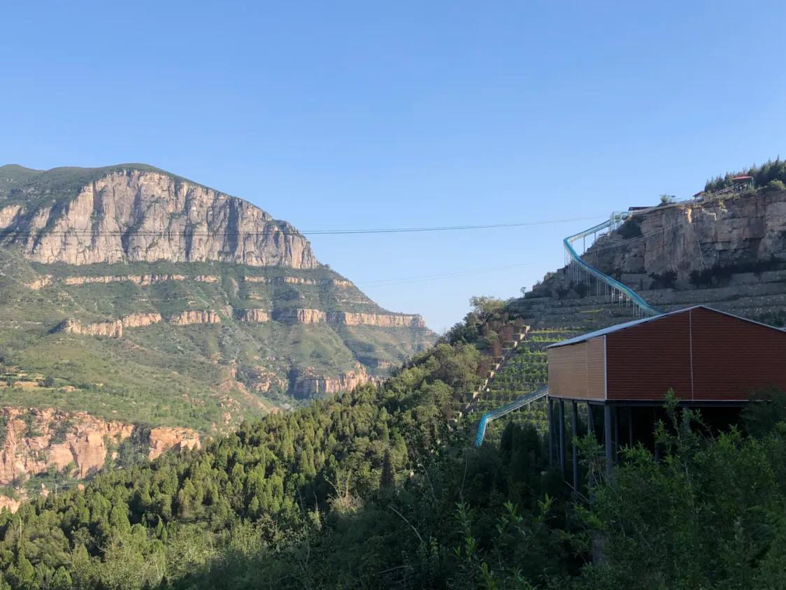 河南跑马岭景区,太行山大峡谷地质公园