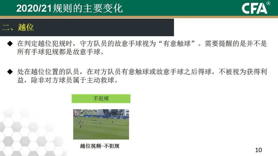 「中国足协」IFAB2020/21竞赛规则条款解读（内附动图案例）