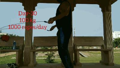 新手间歇性跳绳减肥法10天瘦10斤,印度跳绳