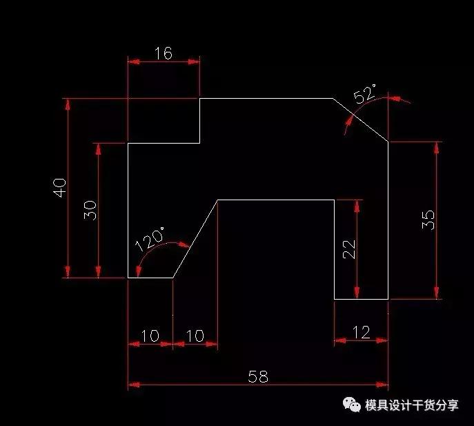 cad自学16个练习图,cad新手练习45张基础图室内设计