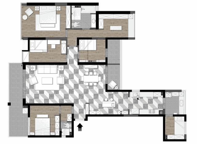轻奢，时尚，这是一个可以拍出女王范的房子