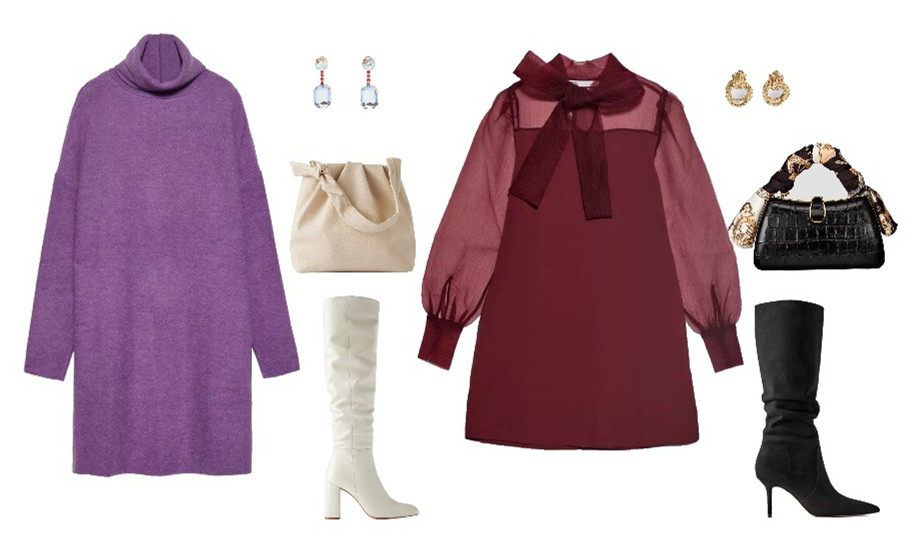 穿搭女秋冬裙装可爱,穿搭裙子秋冬文艺