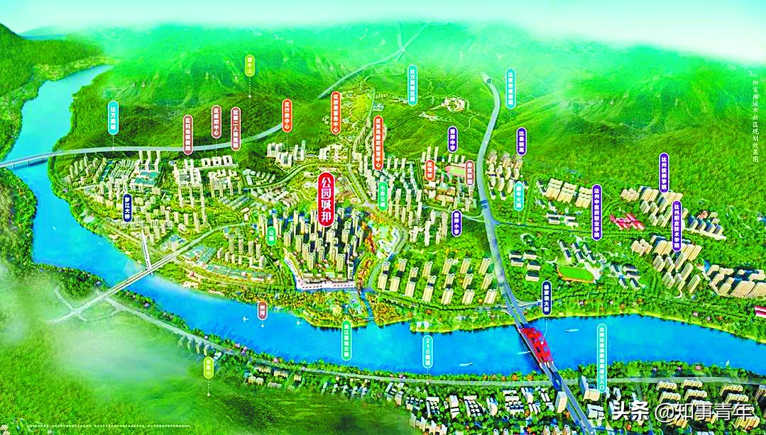 观州河美景！占地约273亩，达州公园城邦城市展厅正式开放