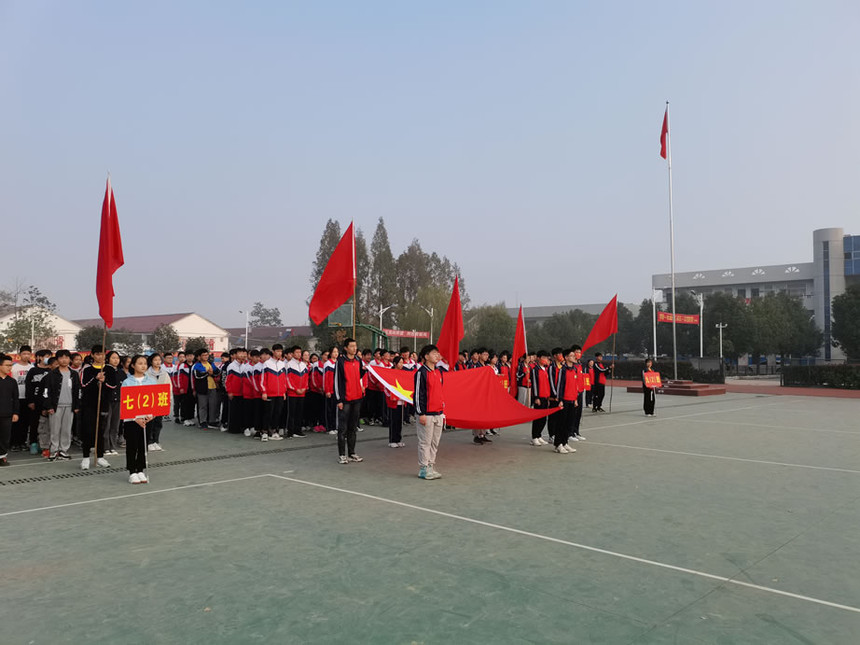 金安中心学校田径运动会比赛,金安区马头镇十字路初中运动会