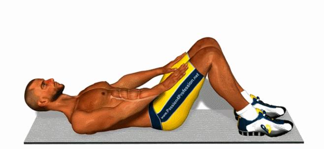 卷腹收腹瘦腰动作加长版,瘦肚子腰上赘肉最有效的方法卷腹