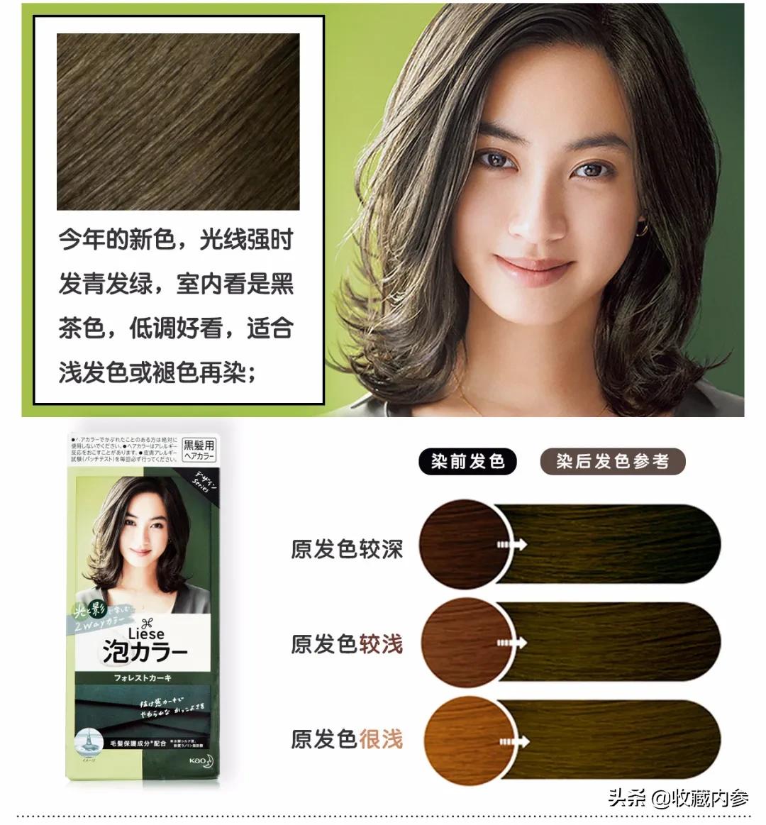 花王kao泡泡染发剂直播间,花王kao染发剂英国灰咖棕