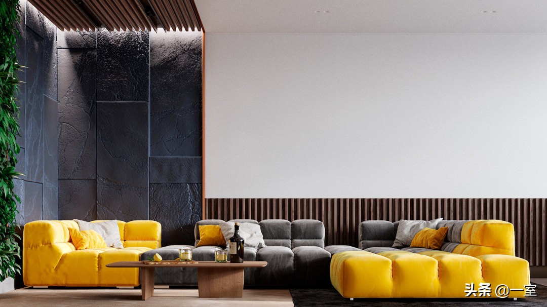 3.3米背景墙设计,客厅背景墙设计简约款