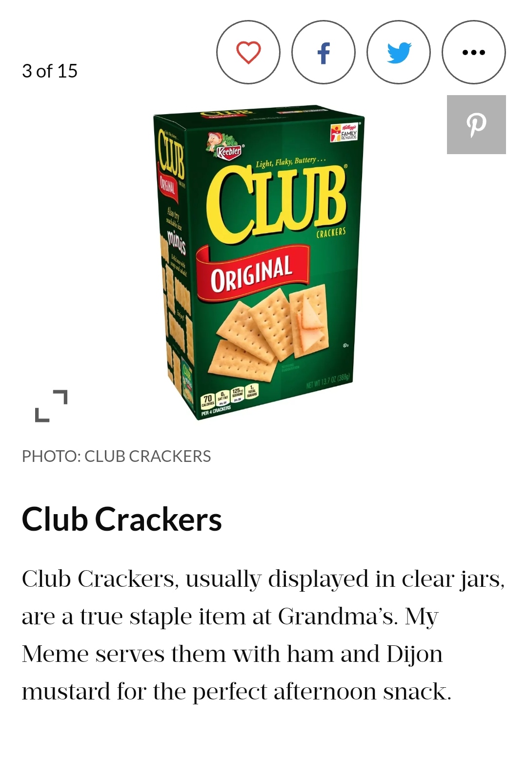 每个美国南方奶奶的厨房里都有15种原料