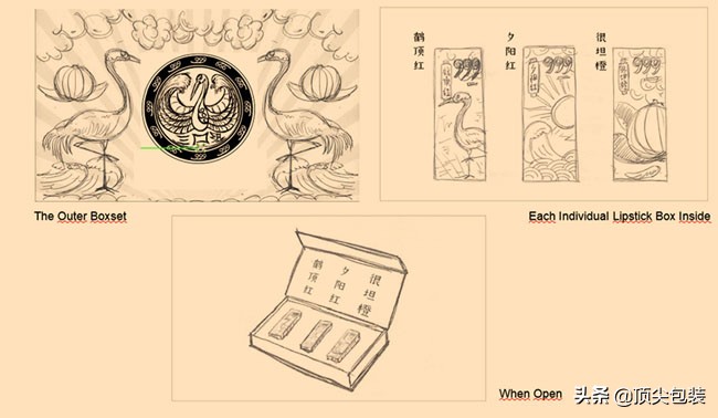 999感冒灵的口红包装设计