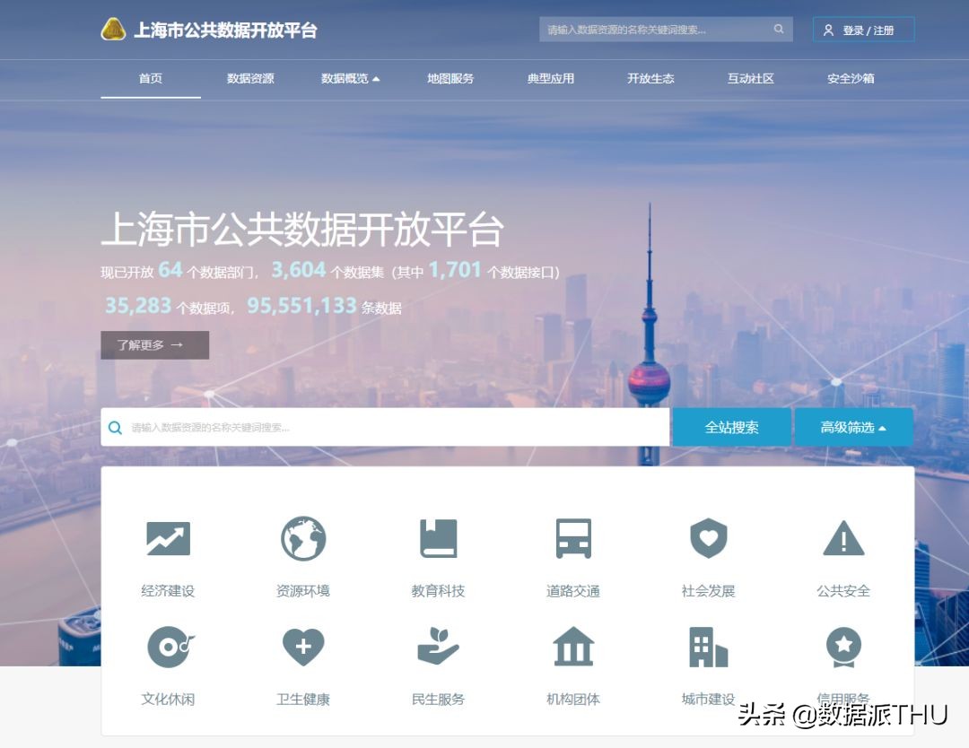 开放中的行政大数据——国内篇（附链接）