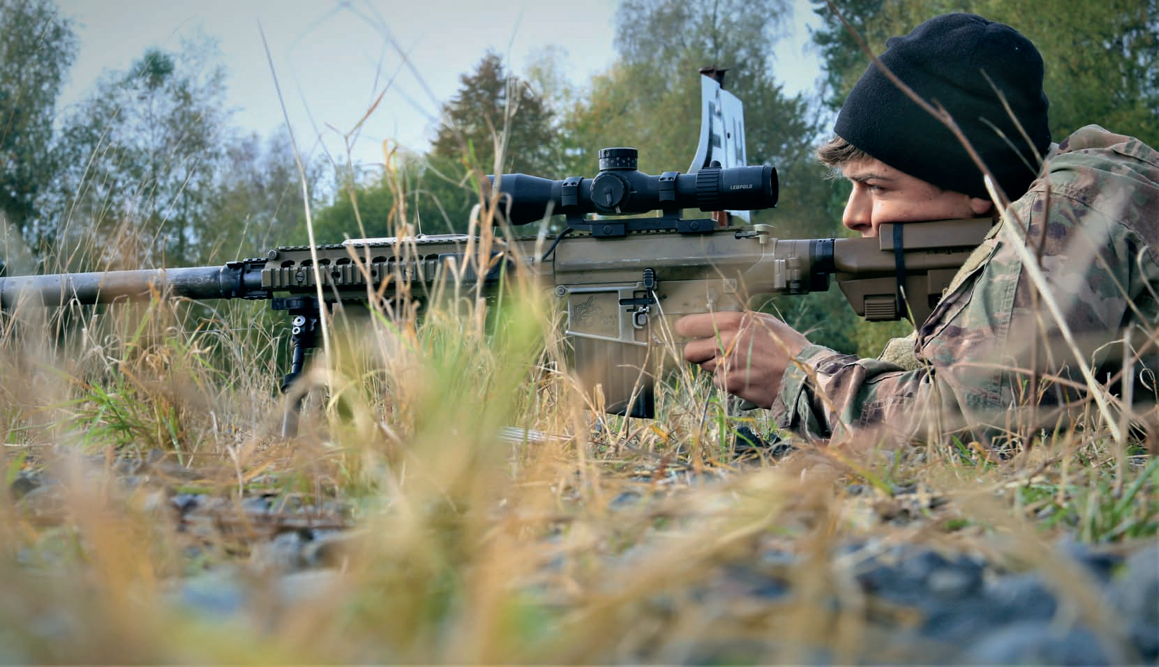 m110sass半自动狙击步枪,美军m110a1狙击步枪