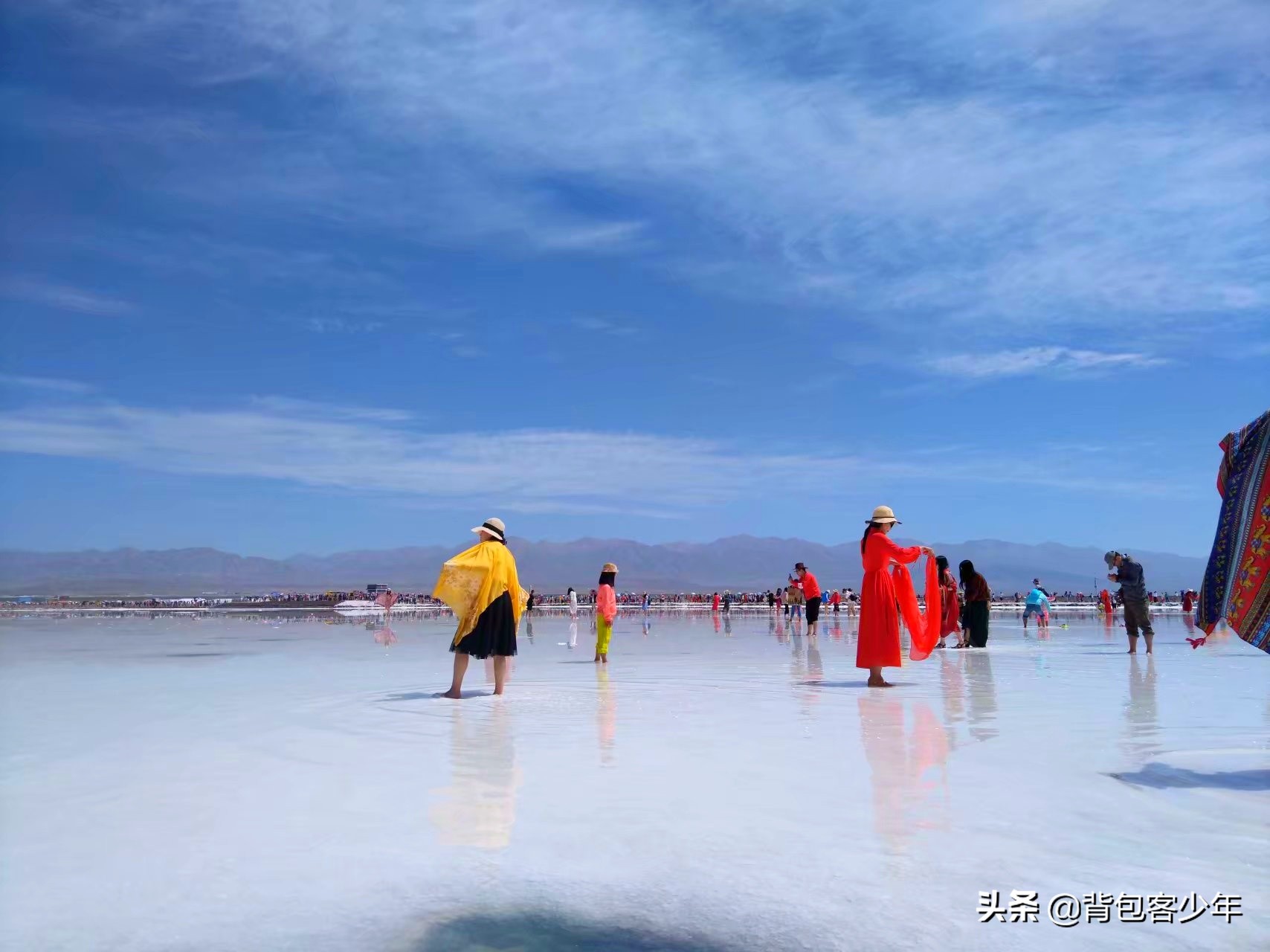 中国天空之镜茶卡盐湖视频,青海天空之镜茶卡盐湖自驾游