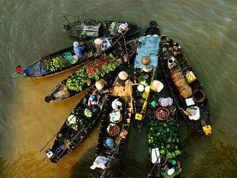 越南芹苴水上活动,越南芹苴水上市场