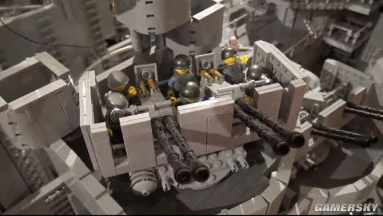 乐高塑料密苏里号战列舰组装步骤,迷你密苏里战列舰乐高