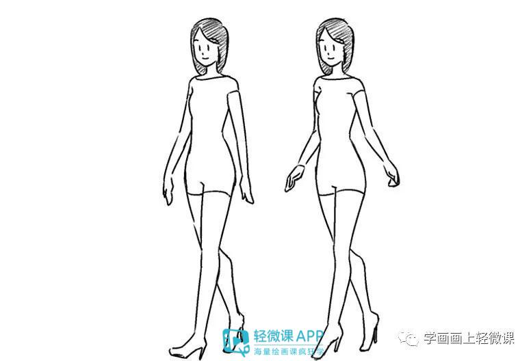 漫画各种姿势画法,漫画人物姿势画法教程