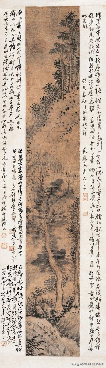 沈周中国历代画家绘画题跋选萃,沈周在画坛地位
