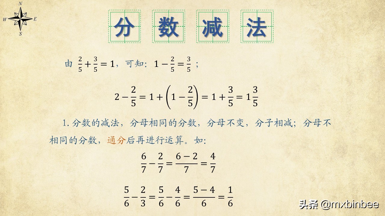 分数四则混合运算的知识整理,小学数学分数混合运算专题讲解