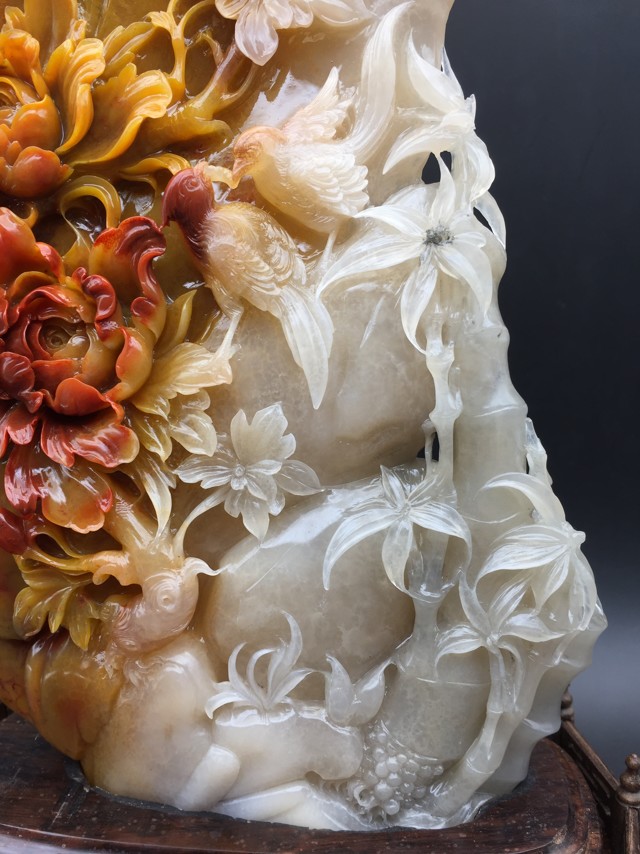 巧雕各种各样的寿山石图片,寿山石雕刻大师石怪