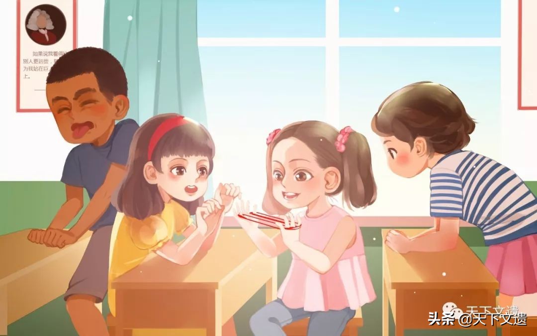 翻花绳▏女孩儿指尖上的芭蕾，每个时代都有自己的玩法