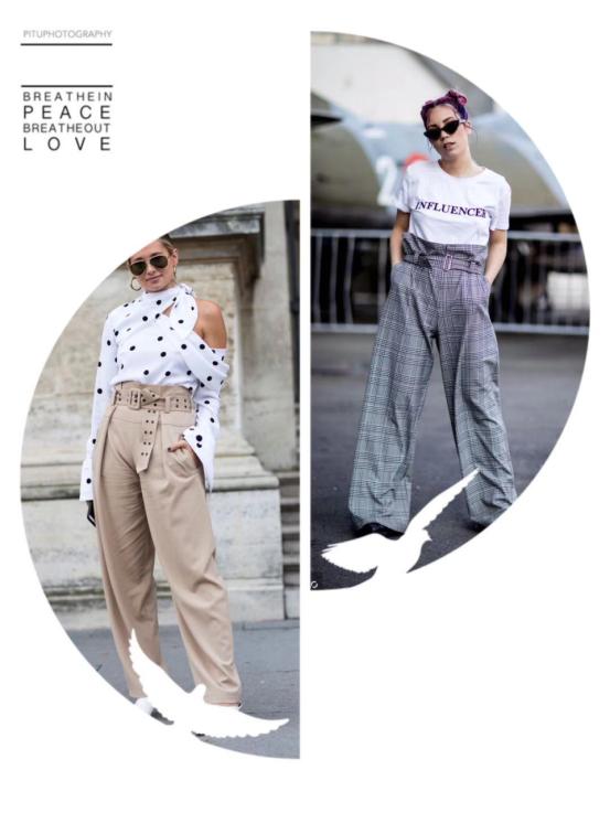 阔腿裤穿出时尚感,阔腿裤要怎么穿才又显瘦又好看